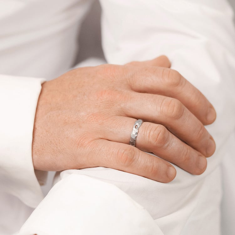 Zlaté snubní prsteny Rock 155642