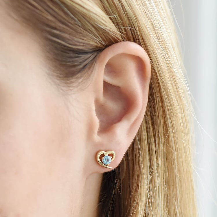 Náušnice srdce 92312