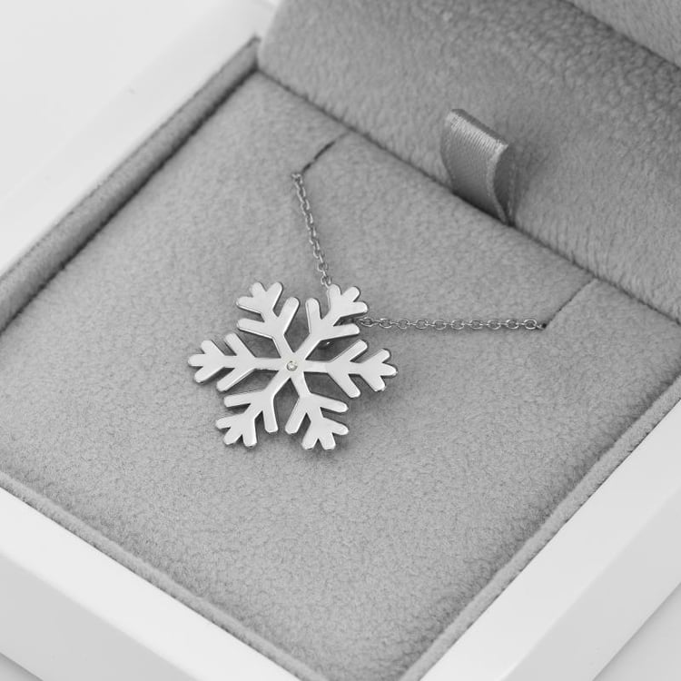 Vločka s diamantem 50515