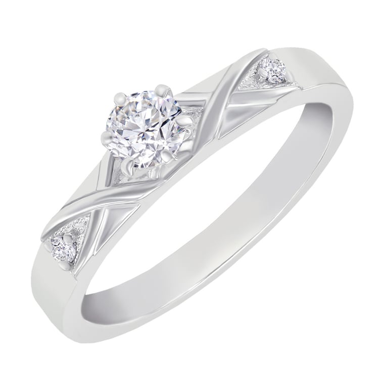 Zásnubní prsten s diamantem 4410