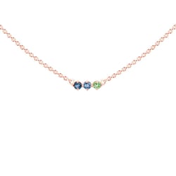 Minimalistický náhrdelník s drahokamy dle vašeho výběru Kiah