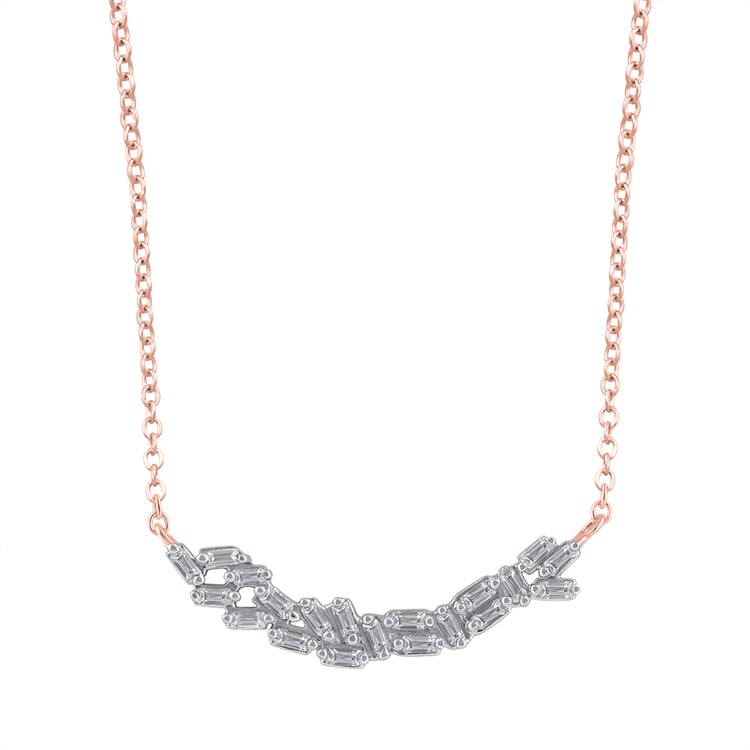 Zlatý náhrdelník s lab-grown diamantem Darcy 158649