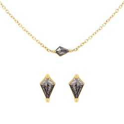 Sada šperků s kite salt and pepper diamanty Elny