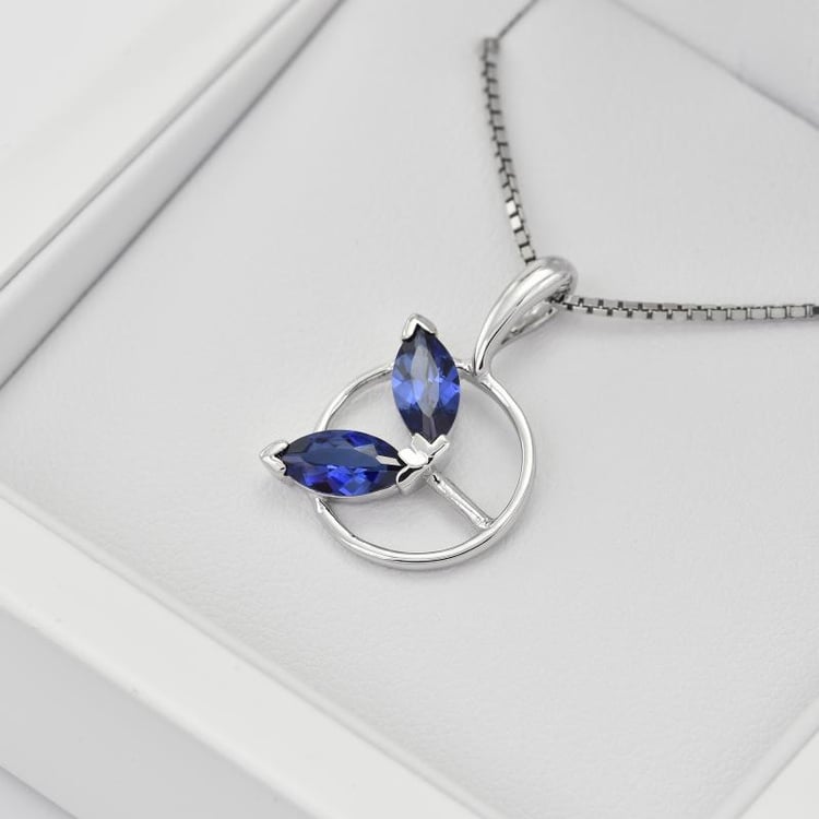 Safírový přívěsek 28416