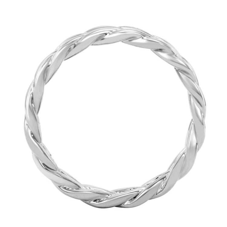 Prsten z bílého zlata 24435
