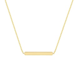 Jemný náhrdelník ze zlata Bar