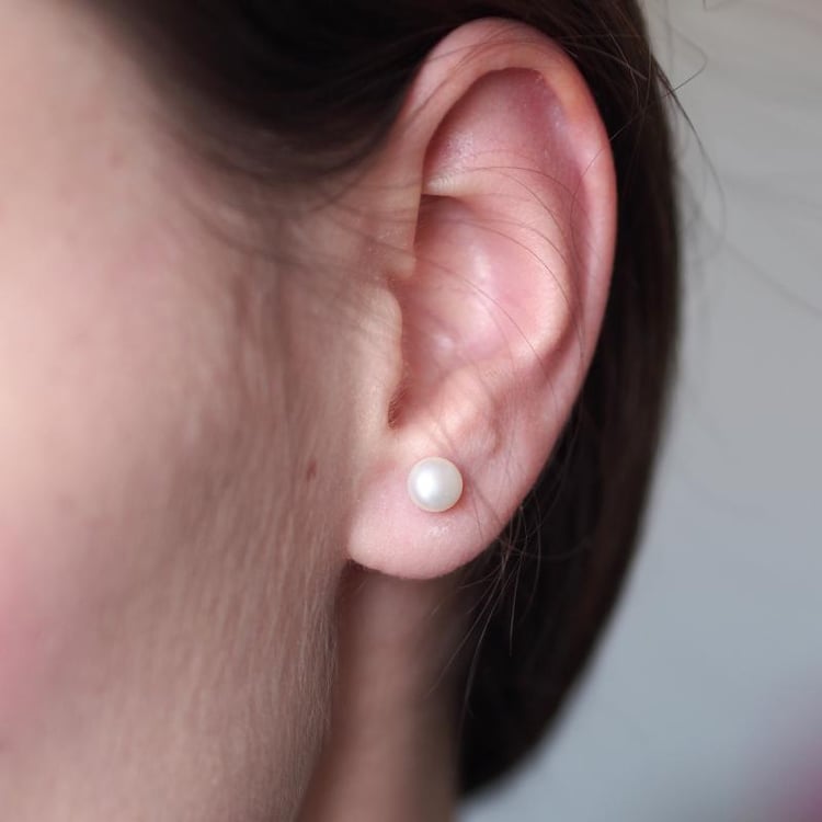 Dvojité stříbrné náušnice 7959