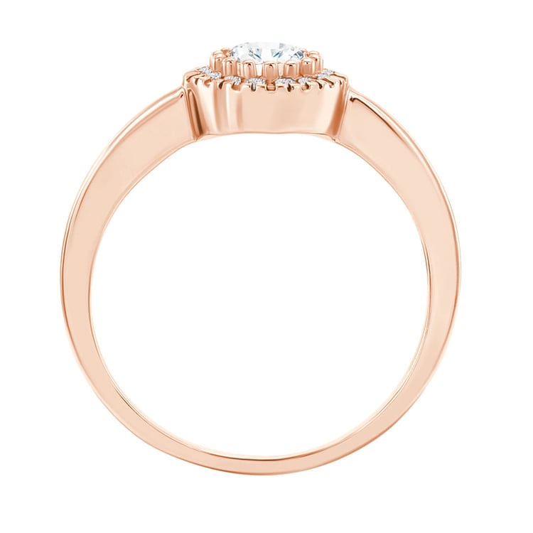 Zlatý diamantový prsten 29810