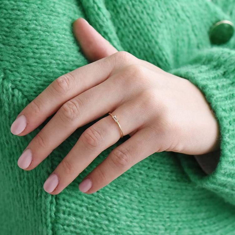 Prsten s akvamarínem 91188