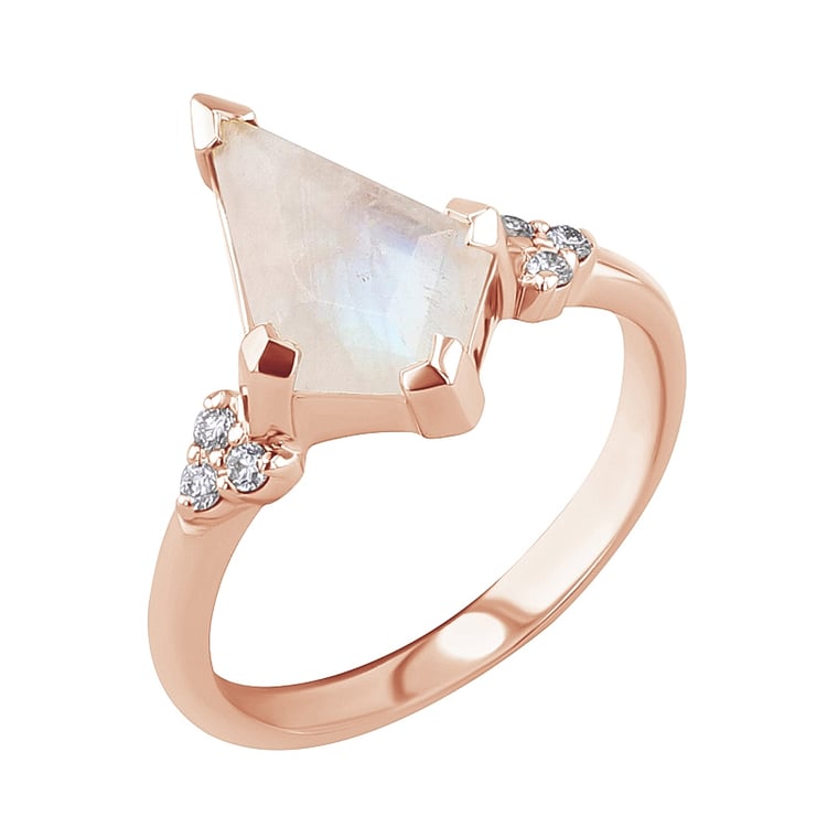 Jedinečný prsten s měsíčním kamenem Kettil 124084