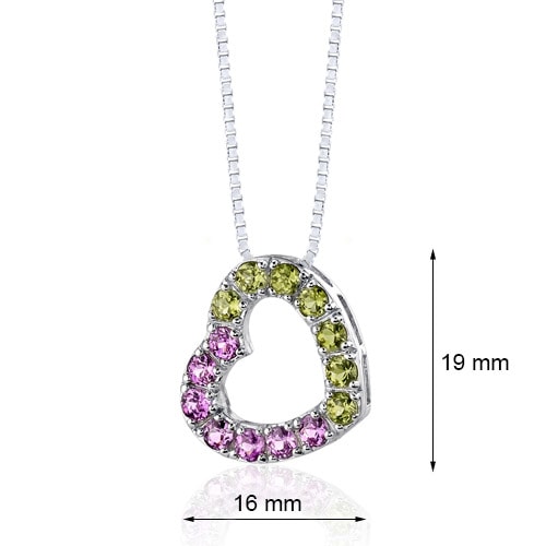 Srdce se safíry a olivíny 21723