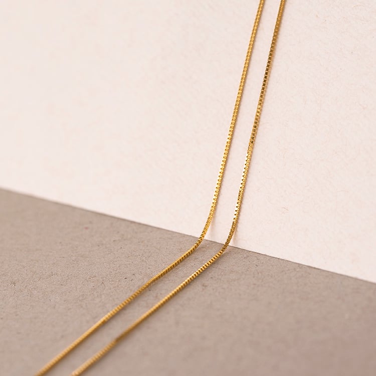 Venezia řetízek 60 cm z pozlaceného stříbra 107590