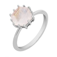 Zásnubní prsten s měsíčním kamenem Tutie