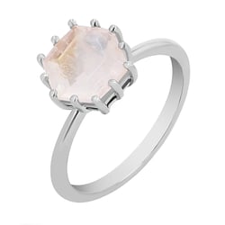 Zásnubní prsten s měsíčním kamenem Tutie