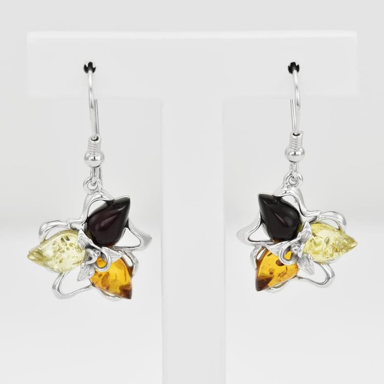 Jantarové náušnice 16713