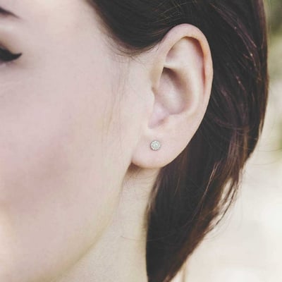 Náušnice s diamanty