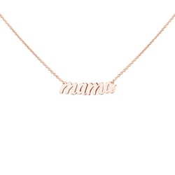 Náhrdelník s nápisem Mama