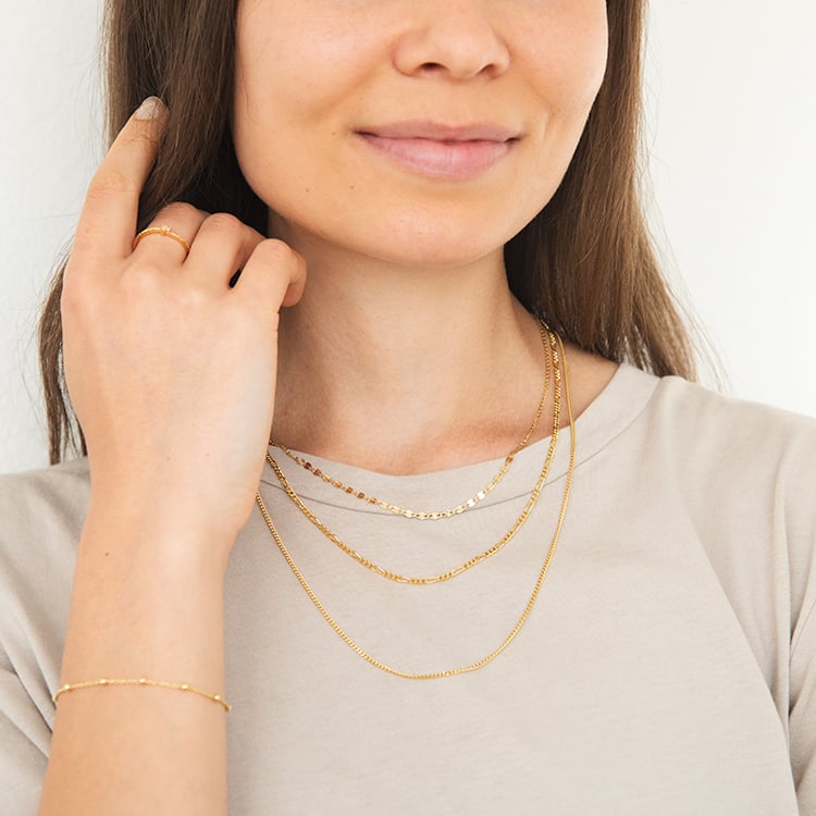 Jemný panzer řetízek 45 cm ze stříbra 124470