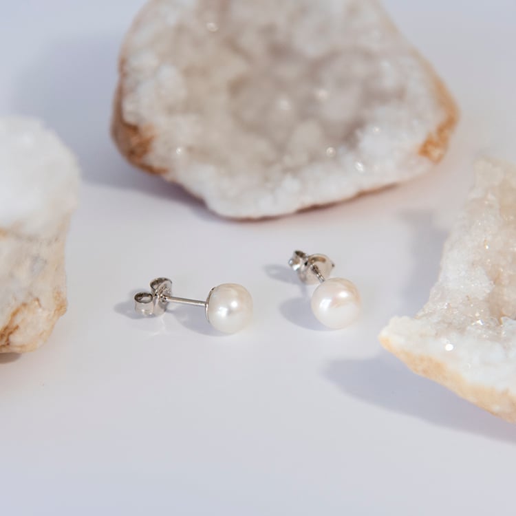 Perlové napichovací náušnice Bahia 108428