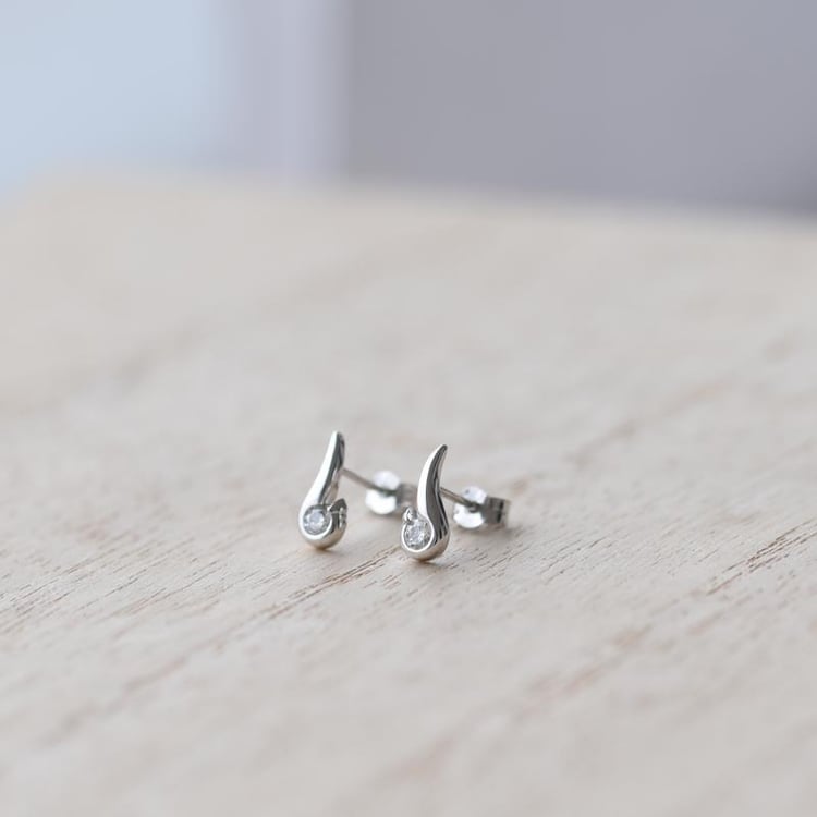 Zlaté náušnice s 0.20ct diamanty Bleu 5821