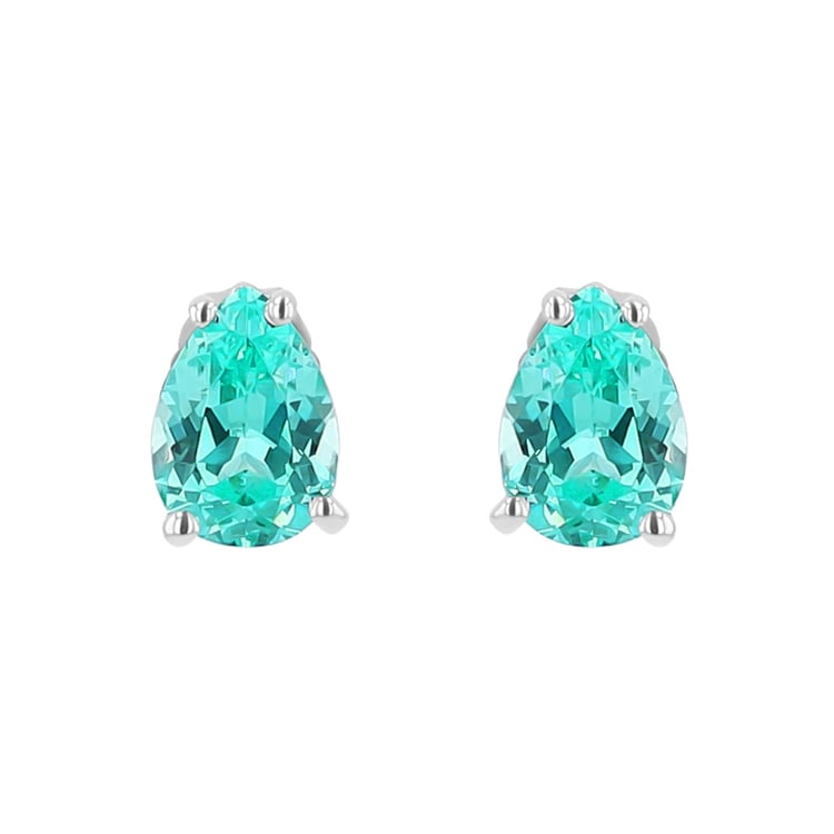 Kolekce šperků s pear lab-grown paraiba turmalínem Ademir 137046