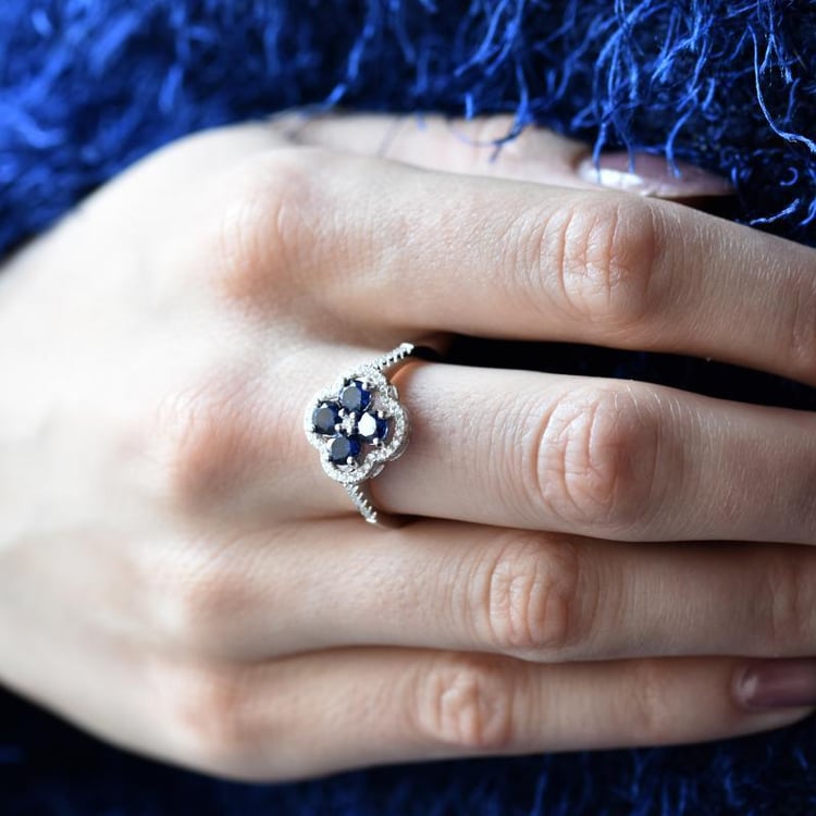 Safírový prsten 16554