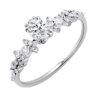 Zásnubní prsten s oval diamantem Mica