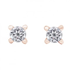 Napichovací náušnice s 0.20ct diamanty Habika