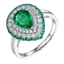 Prsteny se smaragdem