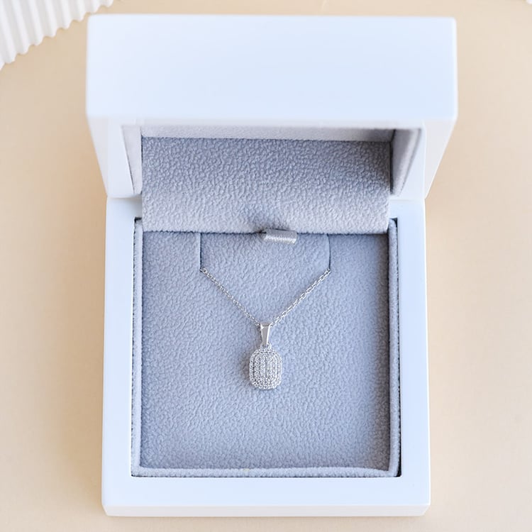 Přívěsek s lab-grown diamanty 95757