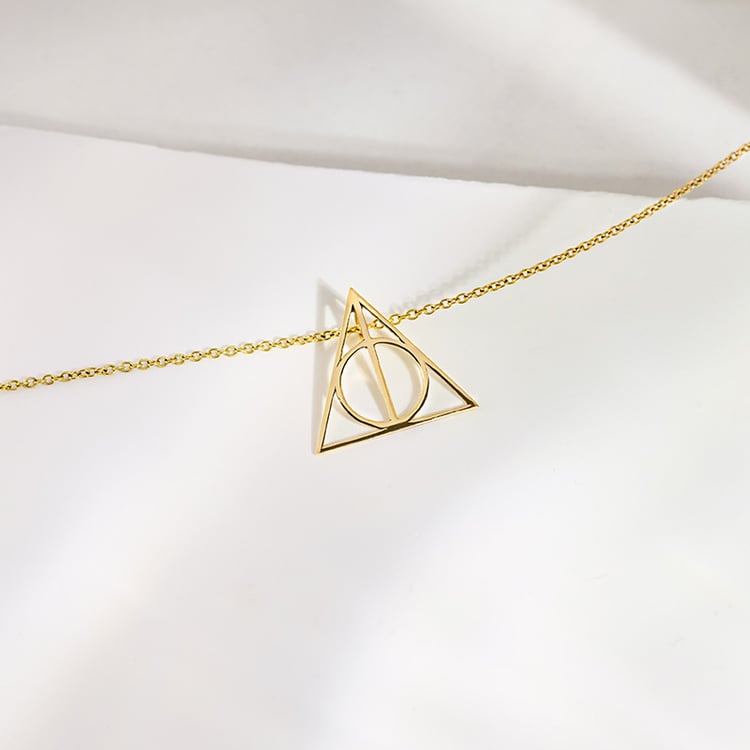 Kouzelný zlatý přívěsek Harry Potter 152972