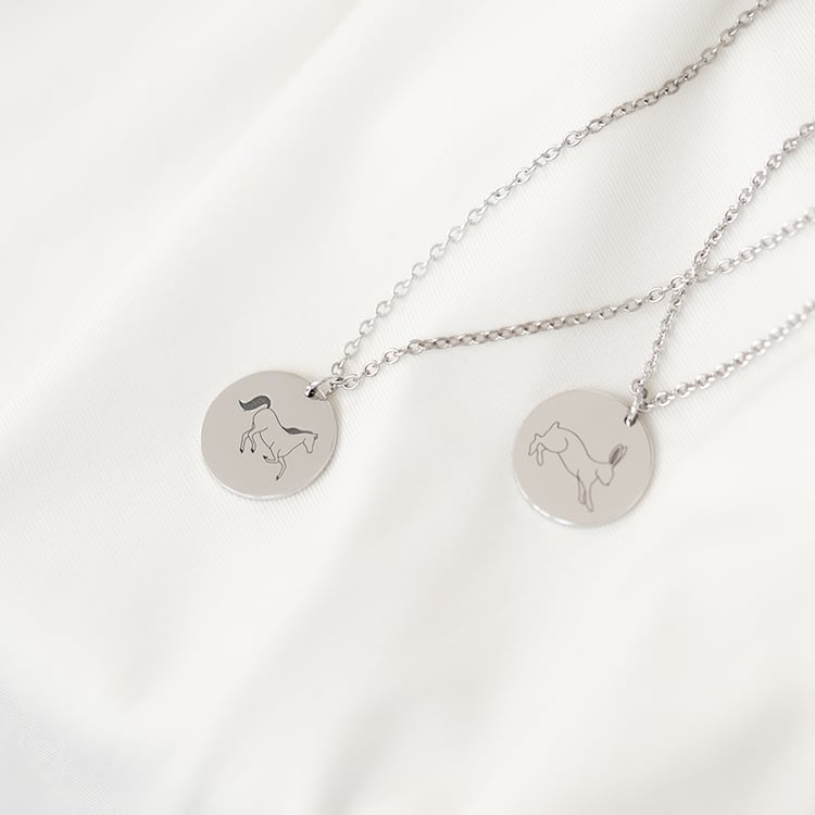 Stříbrný personalizovaný náhrdelník Čínské znamení zvěrokruhu 135052