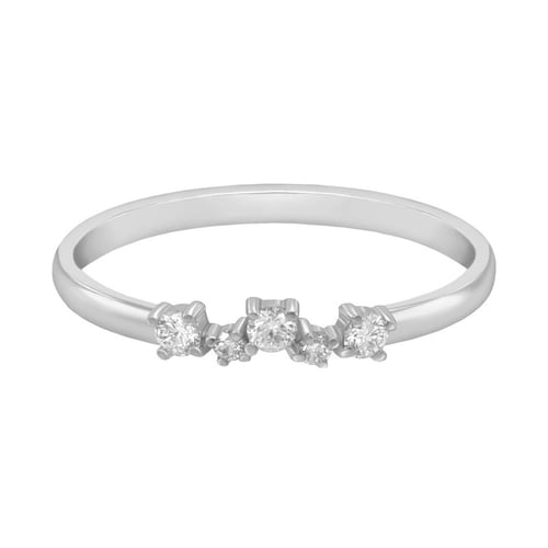 Zlatý zásnubní prsten s diamanty Blanka