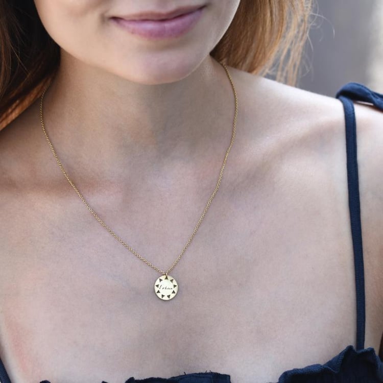 Stříbrný přívěsek z kolekce #ZaNormalniHolky s gravírem I shine 46738