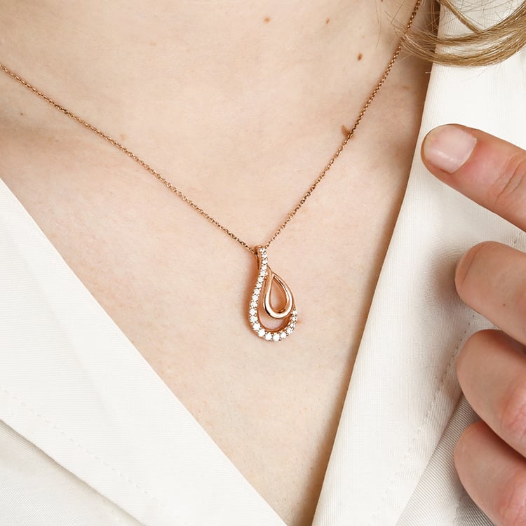 Zlatá kolekce elegantních šperků s diamanty Abilene 122543