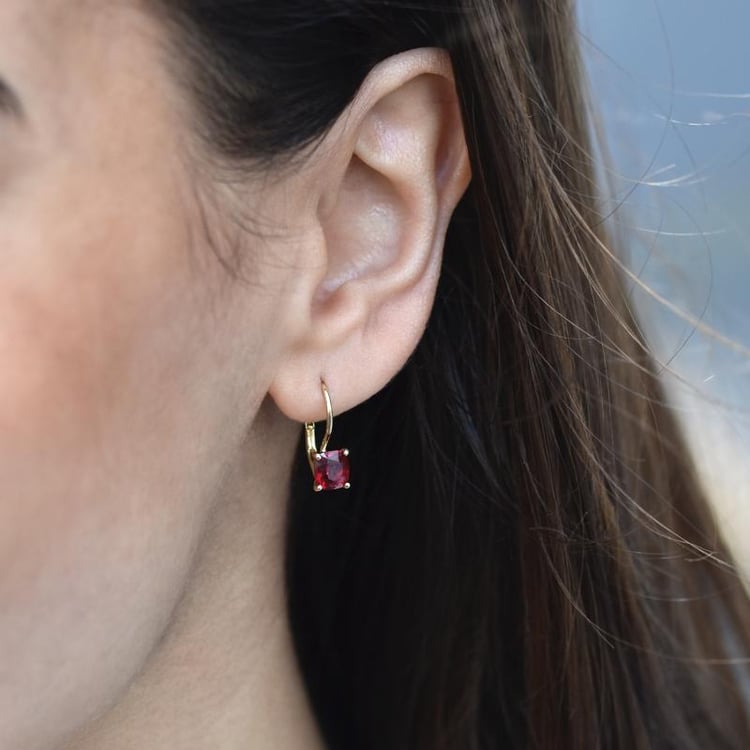 Elegantní náušnice se spinely 44590