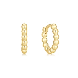 Kruhové kuličkové náušnice ze stříbra Darlyn