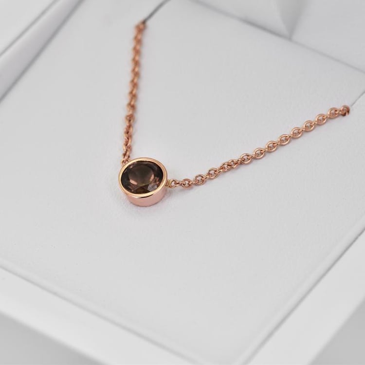 Stříbrný náhrdelník se záhnědou Jonie 103895