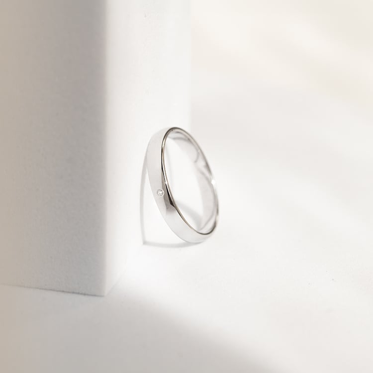 Zlaté snubní prsteny s diamantem Stanista 144025