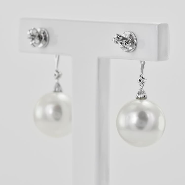 Perlové náušnice 13515