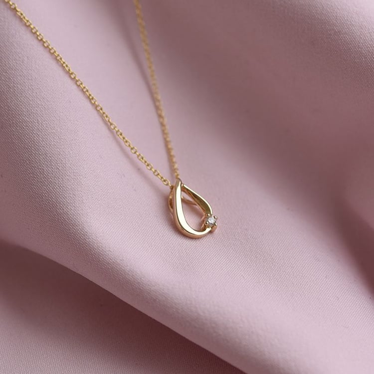 Diamantový zlatý přívěsek 66425