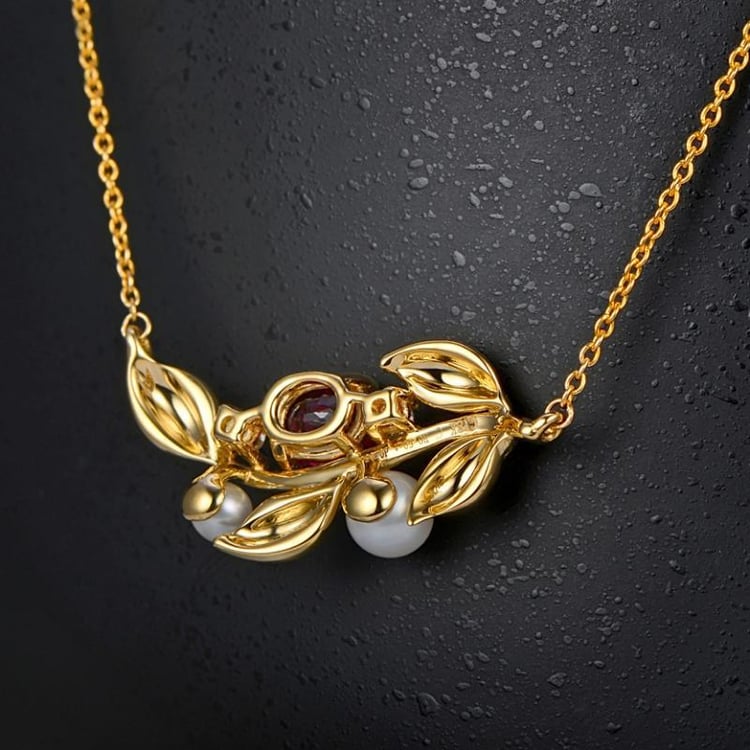 Náhrdelník s rubínom 16962