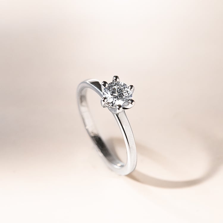 Zásnubní prsten s lab-grown diamantem Rabby 141122