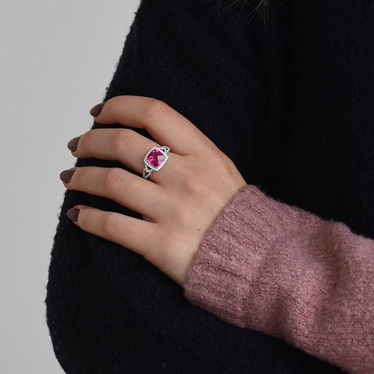 Prsten ze stříbra 73504