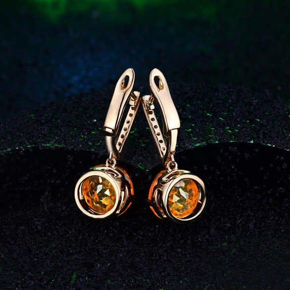 Visací náušnice ze zlata 9961