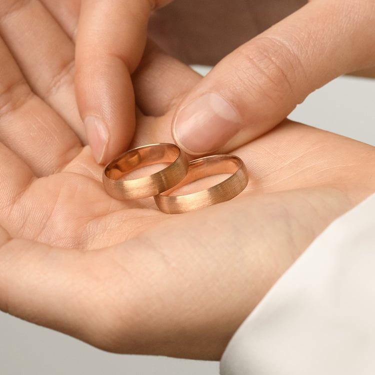 Snubní prsteny z růžového zlata 156841