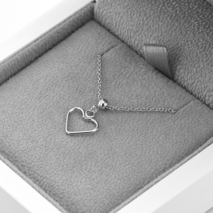 Řetízek na nohu se srdíčkem 46741