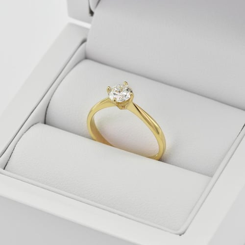 Zásnubní prsten s lab-grown diamantem Mahiya