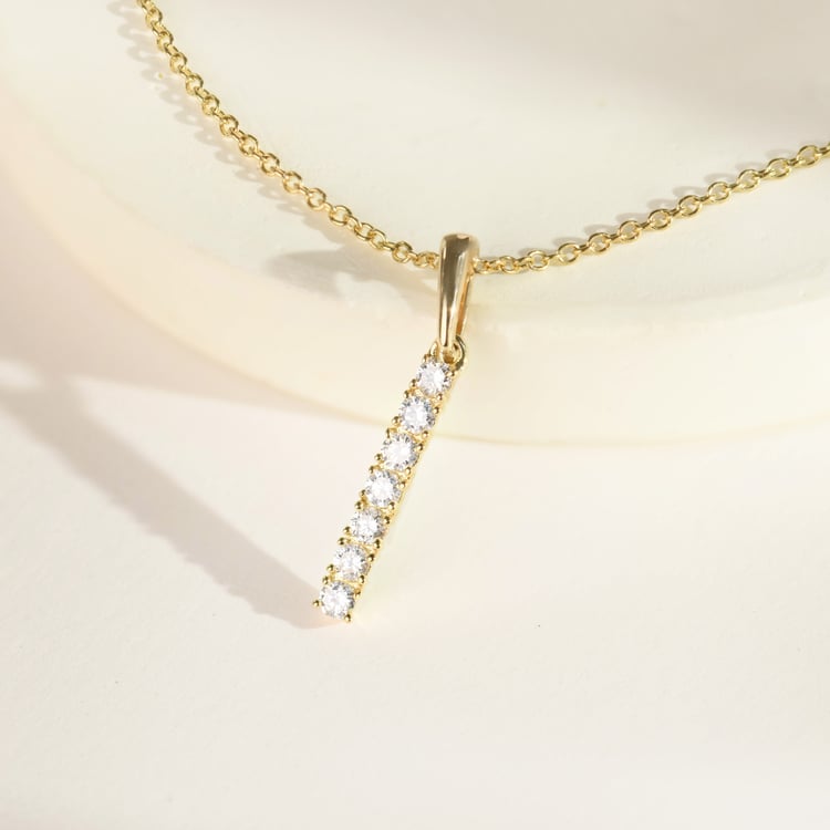 Zlatý přívěsek s lab-grown diamantem Merrilin 164937