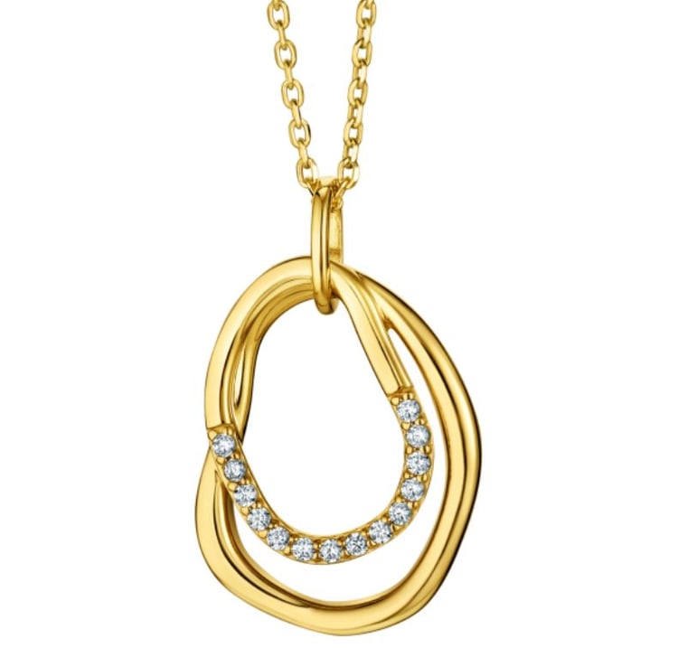 Pozlacený set šperků se zirkony Roth 100827